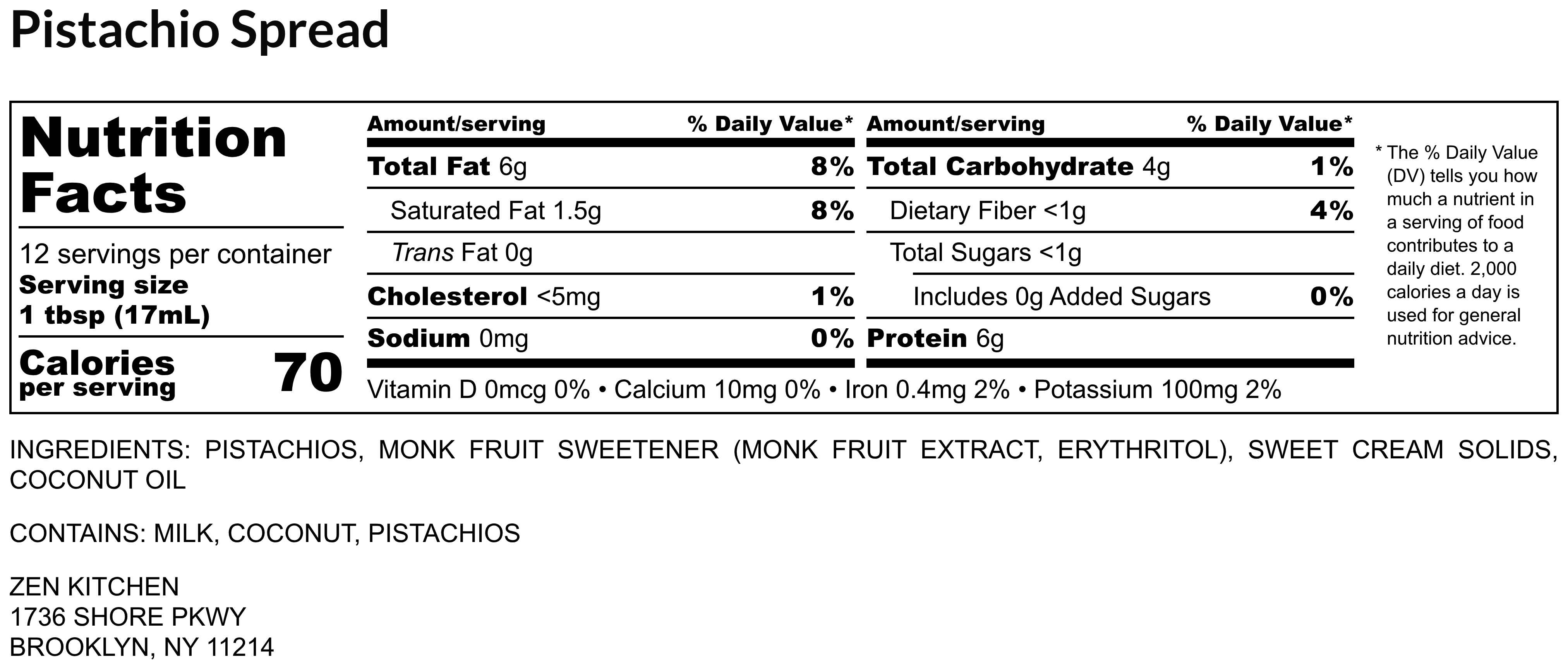 Nutrition Facts