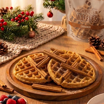 Zen Protein Waffles - Cinnamon Christmas Edition