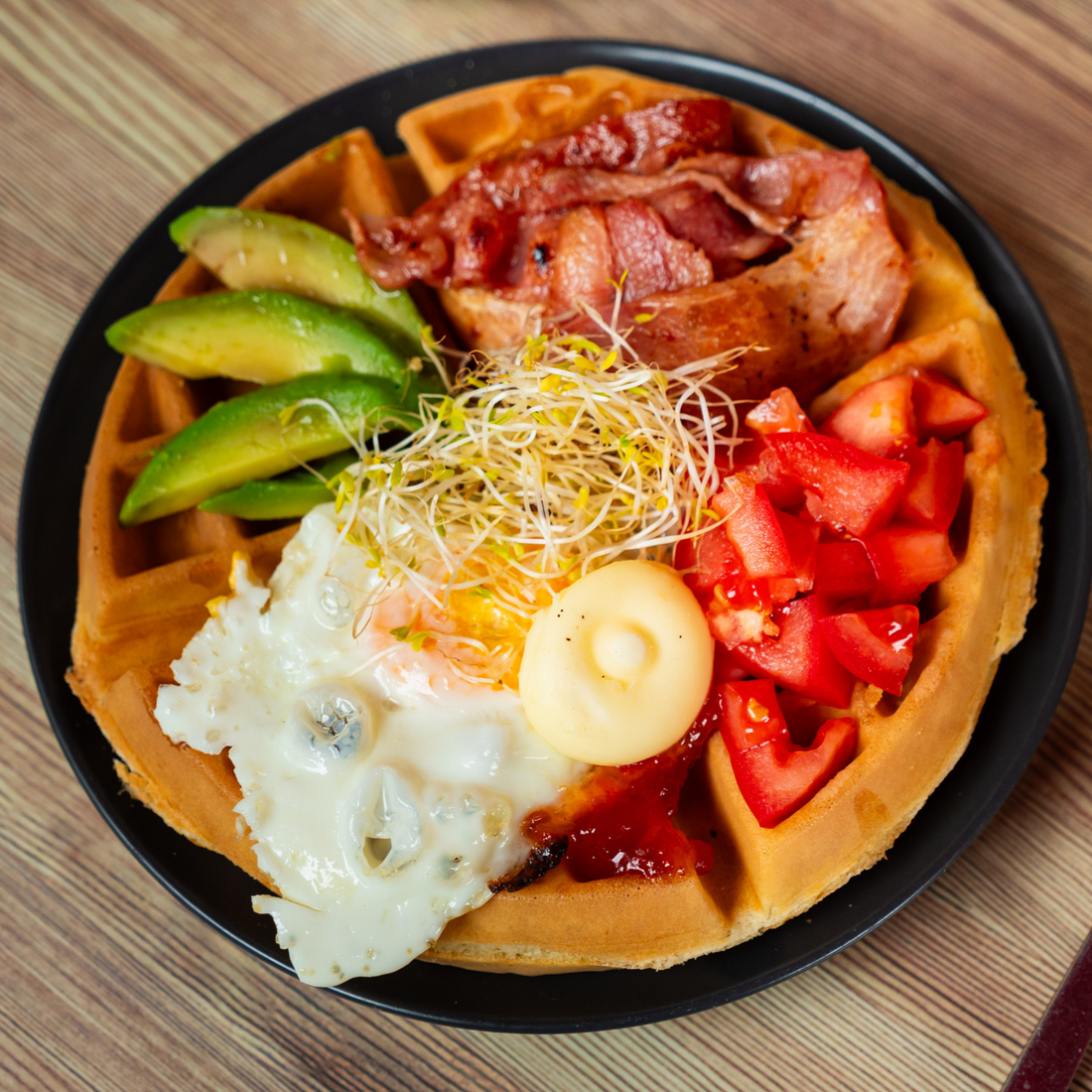 Zen Protein Waffles - Pizza